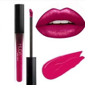 Huda Beauty - New in Package - Demi Matte Cream Lipstick in 'Passionista' pink